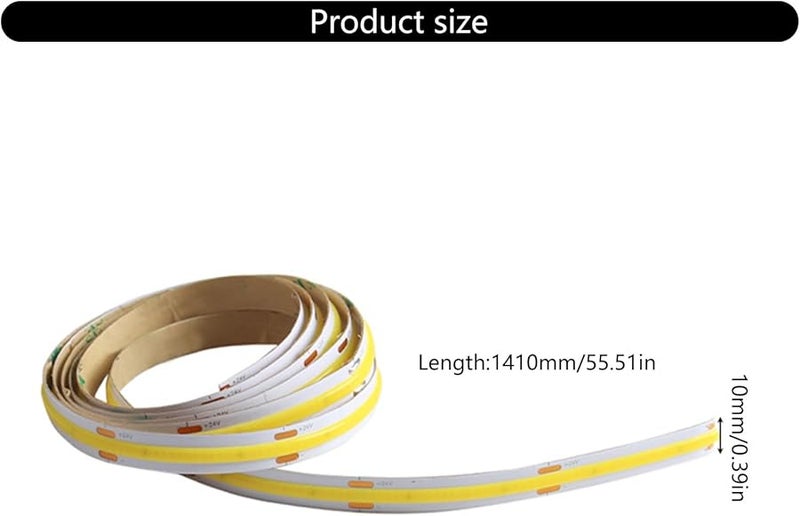 شرائط إضاءة LED بيضاء عالية السطوع 10 مم للطابعات ثلاثية الأبعاد وعرض ديكور المنزل - Image 3